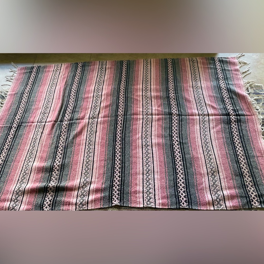 4 Mexican Blankets (Bundle Of 4)